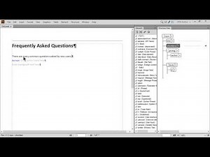 Create a Basic Topic Using Adobe FrameMaker 2017 and DITA
