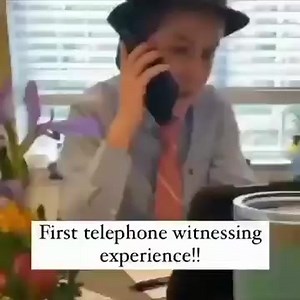 Telephone witnessing then 🤗 #jw #telephone #witness | Debby Staunch