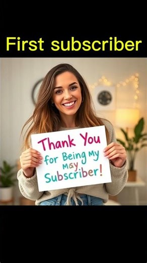 To my first subscriber #Thank you #subscriber #hope
