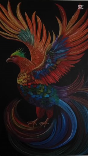 The Phoenix is a symbol of rebirth, hope, and resilience. This artwork reminds us that even if we burn a thousand times, we still have the power to rise again. Every brushstroke carries a story of liberation and a fresh beginning—just like life itself. #Phoenix #PhoenixArt #PhoenixPainting #Rebirth #RiseAgain #HopeArt #ArezooPaintings #MythicalCreatures #FireBird #acrylicpainting #paintingart #creativeart #artwork | محمد سیرت