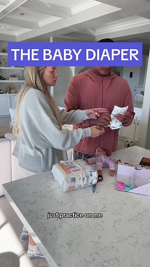 not me teaching him how to change my diaper next
