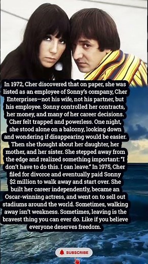 Cher’s Brave Escape From Sonny Bono — The Decision That Changed Her Life