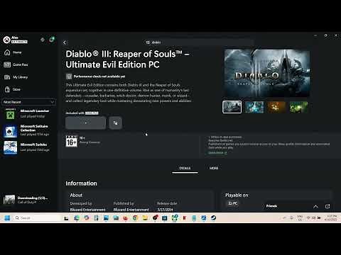 How To Download/Install Diablo III Reaper of Souls Ultimate Evil Edition On PC(Xbox Game Pass Users)