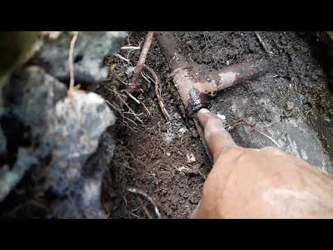 RÉPARATION FUITE D'EAU SUR TUYAU ACIER GALVANISÉ