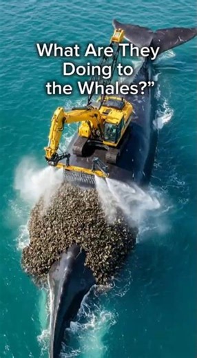 They’re Cleaning Whales With Excavators? The Shocking Truth About Whale Care!