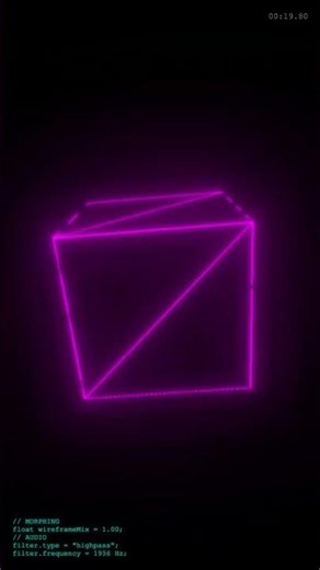 #207 Wireframe Transformation #creativecoding #generativeart #p5js