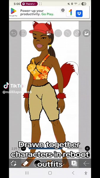 What do you think of my old drawn together characters in reboot outfits