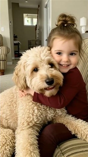 Little Girl Hugs Her Dog with Pure Joy – Heartwarming Moment ❤️🐶