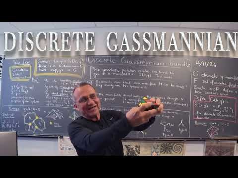 Discrete Grassmannian Bundle