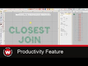 Wilcom Tutorial 3. Closest Join.