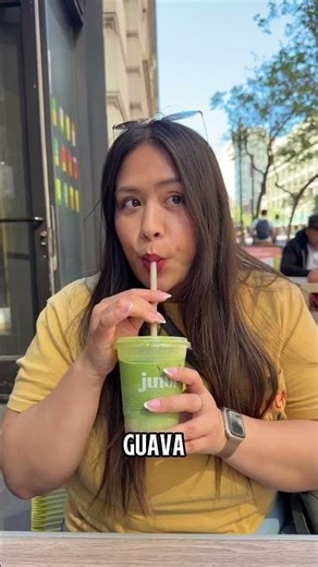 Love the guava matcha latte at Junbi in Fidi sf #sfoodie #matchasf