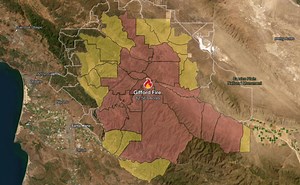 Gifford Fire burns 80,000 acres, causes mandatory evacuations. See wildfire maps.