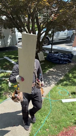James Hardie siding installation in progress in Wayne, NJ.