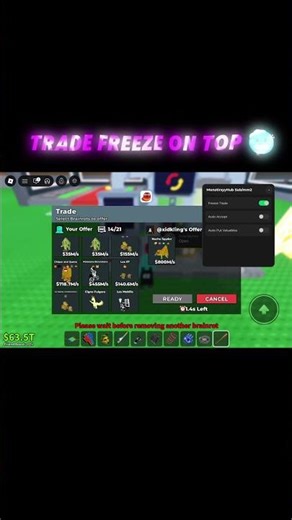[ 🤑 NEW ] Trade Freeze Script | Script In The Comment
