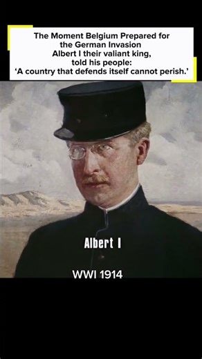 WW1 1914, A tense moment as Belgium braced for the approaching German forces #ww1 #military