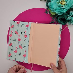 STRETCH Book Covers, Book Sock, Book Sleeve, Fabric Book Cover, Bible Cover, Journal Cover, Planner Cover, Bookish -peach & Mustard Floral- - Etsy