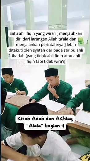 Kitab alala part 4 Nadhom alala tentang adab dan akhlaq ringkasan dari kitab ta'lim muta'allim