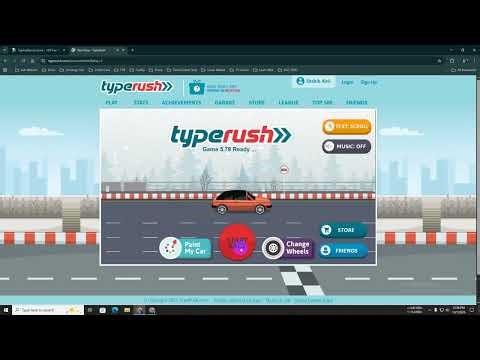 Learn Fast Typing with Street Race Game | Type Rush by Zero Brain YT