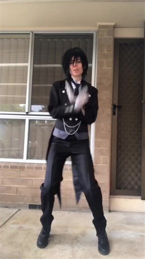 I exist to break Grell and Meyrin cosplayers 😅 Duets are welcome😂 #sebastianmichaelis #blackbutler #kuroshitsuji #bassy #grellsutcliff #meyrin #duet