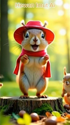 Cute Squirrel Having the Best Day Ever! #shorts #squirrel #animalshorts