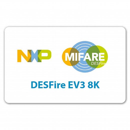 NXP MIFARE® DESFire® EV3 8K Card | CardLogix Corporation