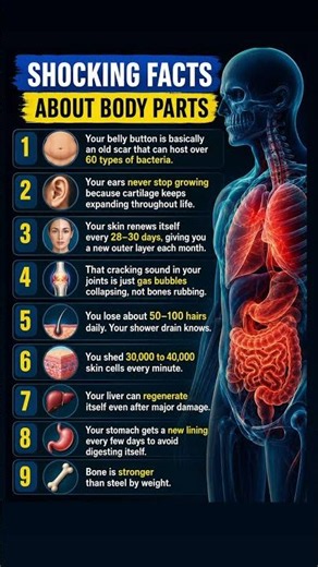 Strange Body Facts That Are Actually True #didyouknow #usa #uk #shortsfeed #shorts