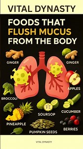 Foods That Flush Mucus From the Body and Support Respiratory Health 🌿🍍