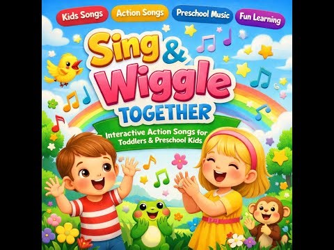 Sing & Wiggle Together | Interactive Action Songs for Toddlers & Preschool Kids