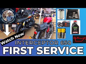 Royal Enfield Interceptor 650 First Service: Comprehensive Guide & Tips. Motorcycle maintenance. 650