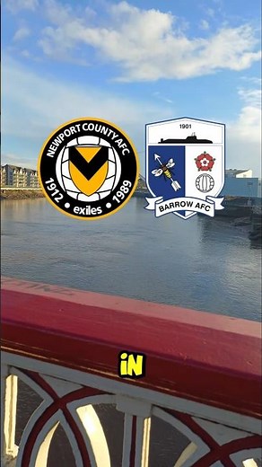 Premier League Winner Manages FIRST EVER EFL Football Match | Newport County Vs Barrow AFC