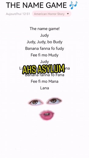 The Name Game Full Song | American Horror Story AHS Asylum