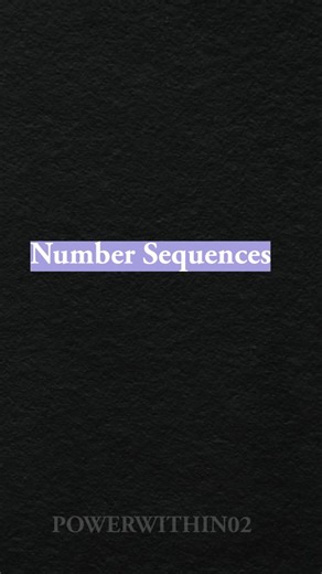 Growth.Mindset. | ✨ Unlocking the Magic of Number Sequences ✨ Numbers are not just symbols… they are patterns, logic, and hidden connections that shape... | Instagram