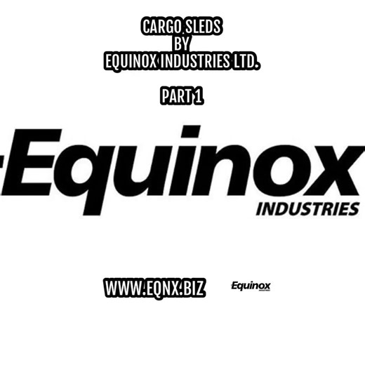 Equinox Industries Ltd. Cargo Sleds lineup! Rotationally-Moulded polyethylene construction! Strong, flexible & built to last under extreme daily use. For a Free Quote, visit us at www.eqnx.biz #snowmobile #boggans #icefishinglife #adventures 🇨🇦 | Equinox Industries