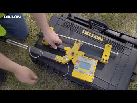 Dillon Quick Check T tension meter with Bluetooth output How to Setup The Quick Check T