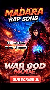MADARA UCHIHA RAP SONG ⚔️ War God Mode | Anime Workout Motivation 🔥 #shorts