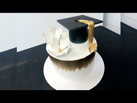 How to design Graduation Cake step by step///