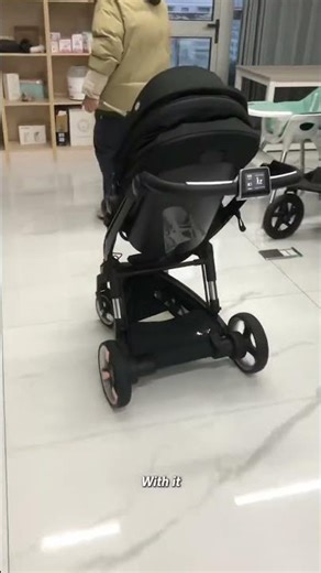 Auto-Follow Stroller Electric Following Sensor-Controlled Outdoor Smart Stroller