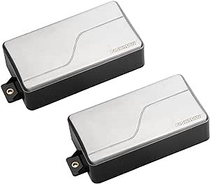 Fishman Fluence Modern Humbucker Alnico & Ceramic Pickups Set, Brushed Stainless