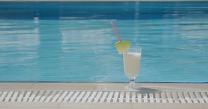 Woman Cocktail Pool Stock Footage Video (100% Royalty-free) 34042264 | Shutterstock