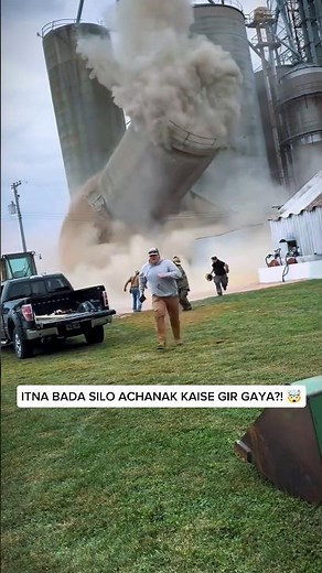 Why Do Massive Grain Silos Collapse Even When They're Not Full? 😱 #shorts
