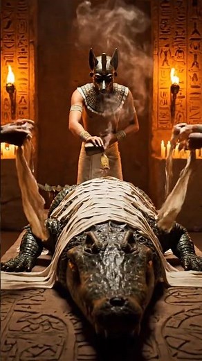 Egyptians Mummified Entire Crocodiles… and Their Babies #ancientegypt #mummies #crocodilemummy