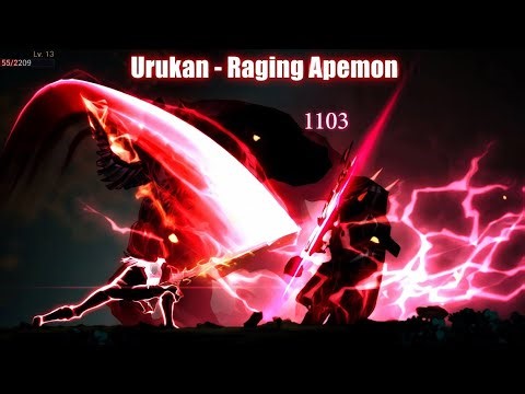 The massive Urukan - Raging Apemon BOSS! Shadow Hunter Lost World 