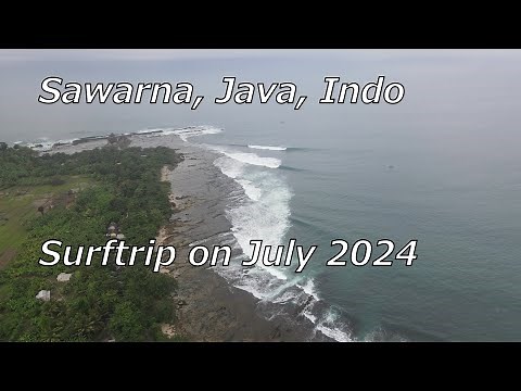 [Indonesia/Sawarna] July 2024: Surf trip to West Java's private long left surfing/surftrip/indone...