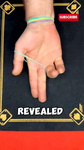 Amazing rubber band trick tutorial 🪄 #magic #magician #tricks #magictricks #fblifestyle | The Mask Magic Tricks Revealed