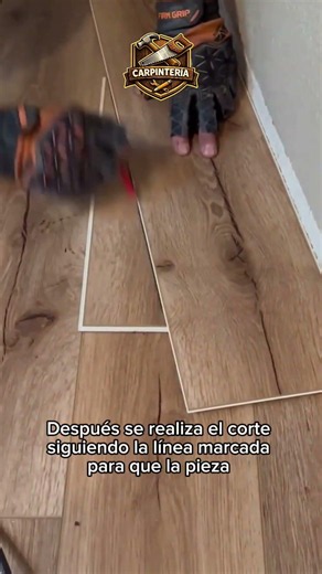 El truco para instalar piso en paredes irregulares