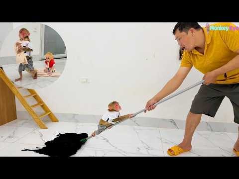 Kyo and BuNa made their Dad laugh uncontrollably while cleaning the house! 🤣