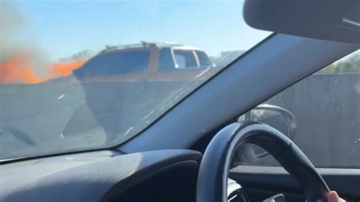 Car fire sparks peak-hour chaos on Bruce Hwy