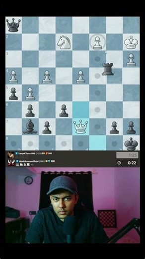 He Was 2400… But I Still Checkmated Him 💀. #chess #chessgame #alansgambit #checkmate #sacrifice #fyp