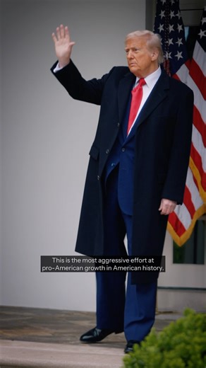 Just 100 days in, President Trump’s economic policy is driving down inflation, gas, and grocery costs, while jobs boom, investments pour in, and America First proves it’s not just a slogan — it’s a winning formula. Trust Trump. He’s delivering. 🇺🇸 | The White House