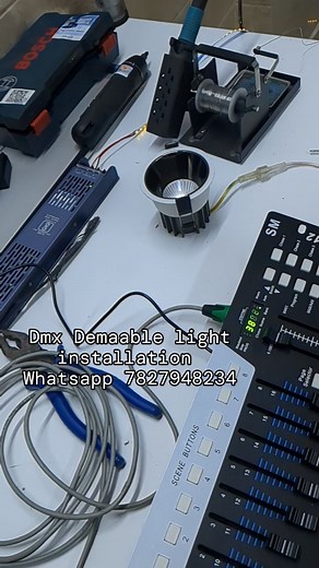 10K views · 18 reactions | Dmx light installation #dmx #dimmerlight #led #light #chaser #club #pub #smarthome #dimmer | Koshi electronics | Facebook